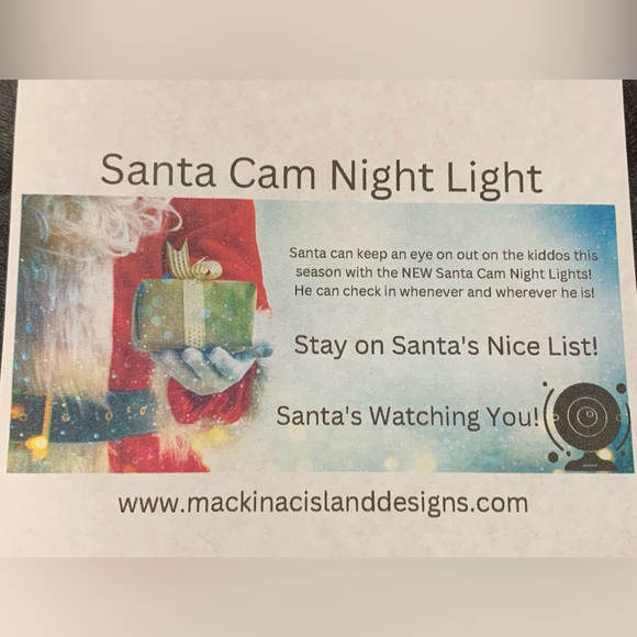 Santa Cam Night Light Perfect for Elf On Shelf! - Picture 5 of 7